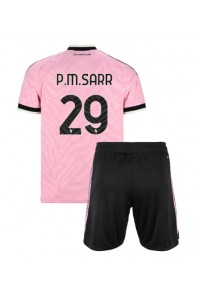 Juventus Pape Matar Sarr #29 Jalkapallovaatteet Lasten Vieraspeliasu 2026-27 Lyhythihainen (+ Lyhyet housut)